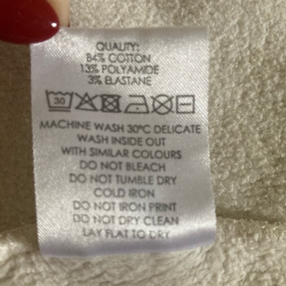 Holzweiler Hoodie Sweatshirt Jumper Hanger Logo Cream Long Sleeves Size XL - Picture 3 of 10